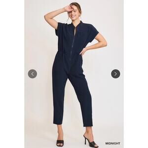 UMGEE - Zip Down Utility Jumpsuit
